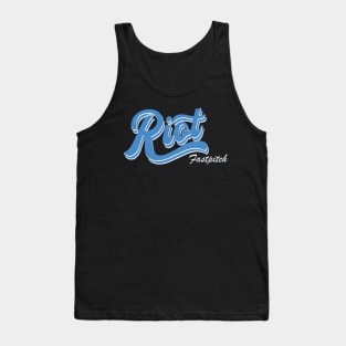 Riot FP logo with name on back Tank Top